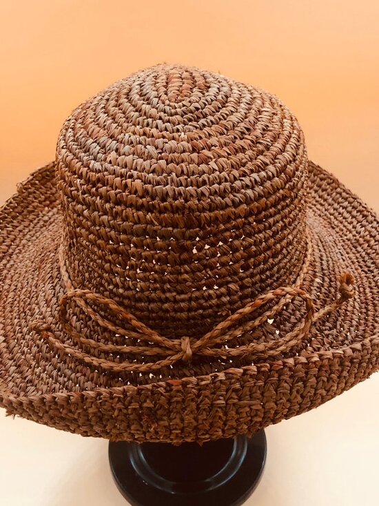 San Diego Hat Co. Woven Raffia Sun Hat – Coastal Grandma Resort Style | Warm Bro main image 5